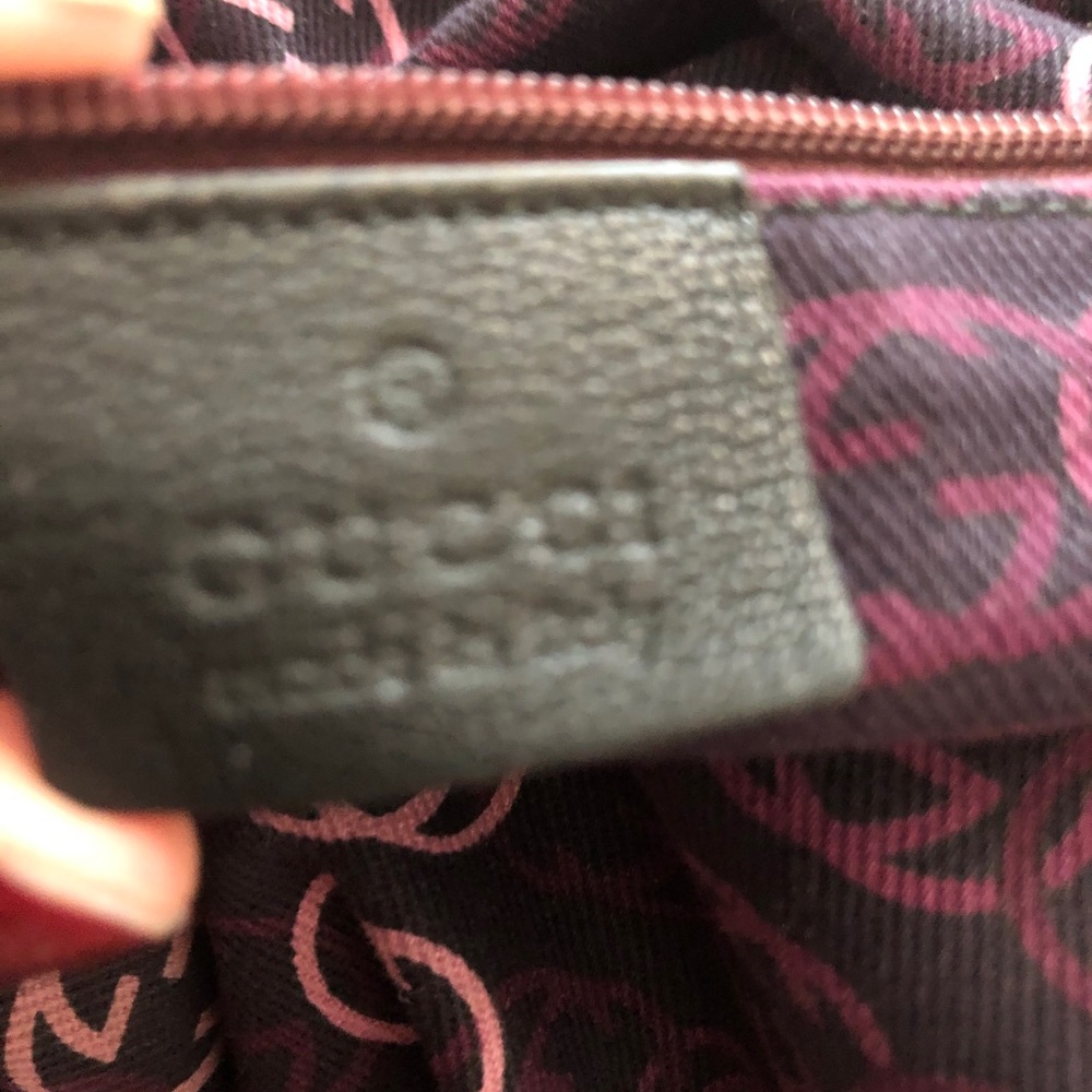 Authentic Gucci Black Leather Princy Hobo Bag - Picture 10 of 14